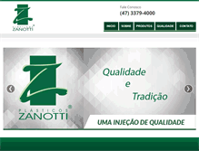 Tablet Screenshot of plasticoszanotti.com